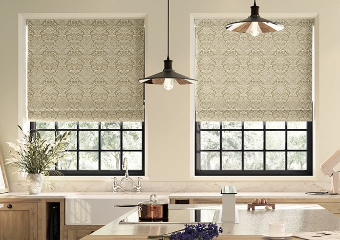 Hathaway, Moss - Twist&Fit Roman Blind - Image 3